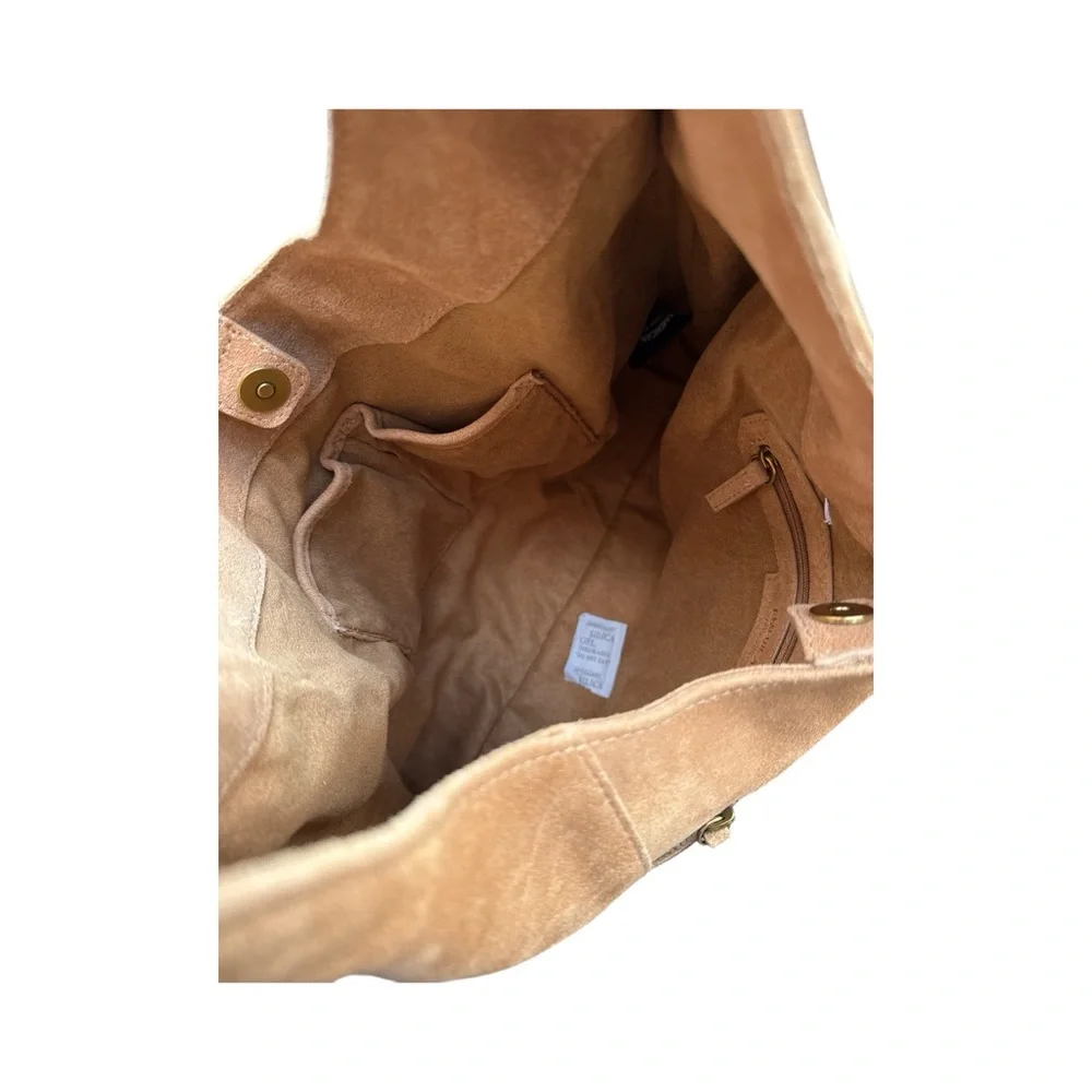 American Leather Co. Marietta‎ Knot Hobo 2.0 Nutmeg  Suede